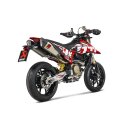 Akrapovic Slip-On Line (Titan) für Ducati Hypermotard 698 Mono / RVE BJ. 2024